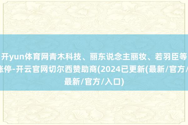 开yun体育网青木科技、丽东说念主丽妆、若羽臣等得益涨停-开云官网切尔西赞助商(2024已更新(最新/官方/入口)